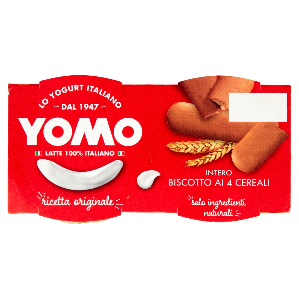 Yogurt InteroBiscotto 4 Cereali, 2x125 g